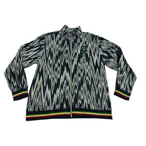 LRG Roots & Equipment Roots People‎ Men's Size 4XL Rasta Track Jacket Full Zip